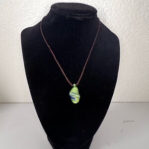 Zara Green and Blue Pendant Necklace